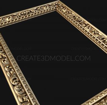 Baguette frame (RMB_0712) 3D model for CNC machine