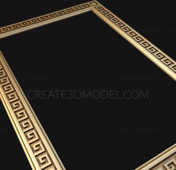 Baguette frame (RMB_0713) 3D model for CNC machine