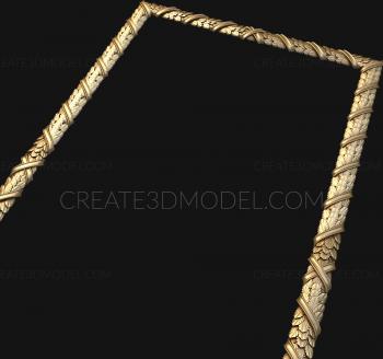 Baguette frame (RMB_0720) 3D model for CNC machine