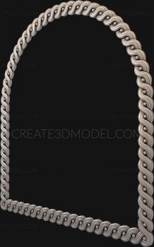 Baguette frame (RMB_0726) 3D model for CNC machine