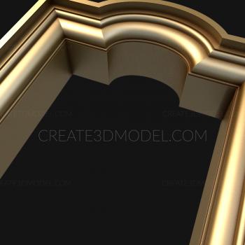 Baguette frame (RMB_0732) 3D model for CNC machine