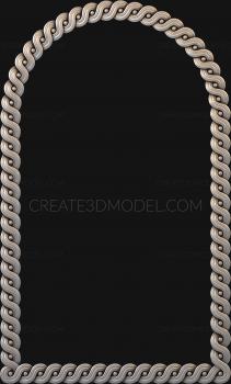 Baguette frame (RMB_0735) 3D model for CNC machine