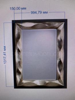 Baguette frame (RMB_0738) 3D model for CNC machine
