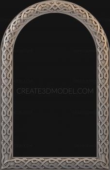 Church frame (RC_0047) 3D model for CNC machine