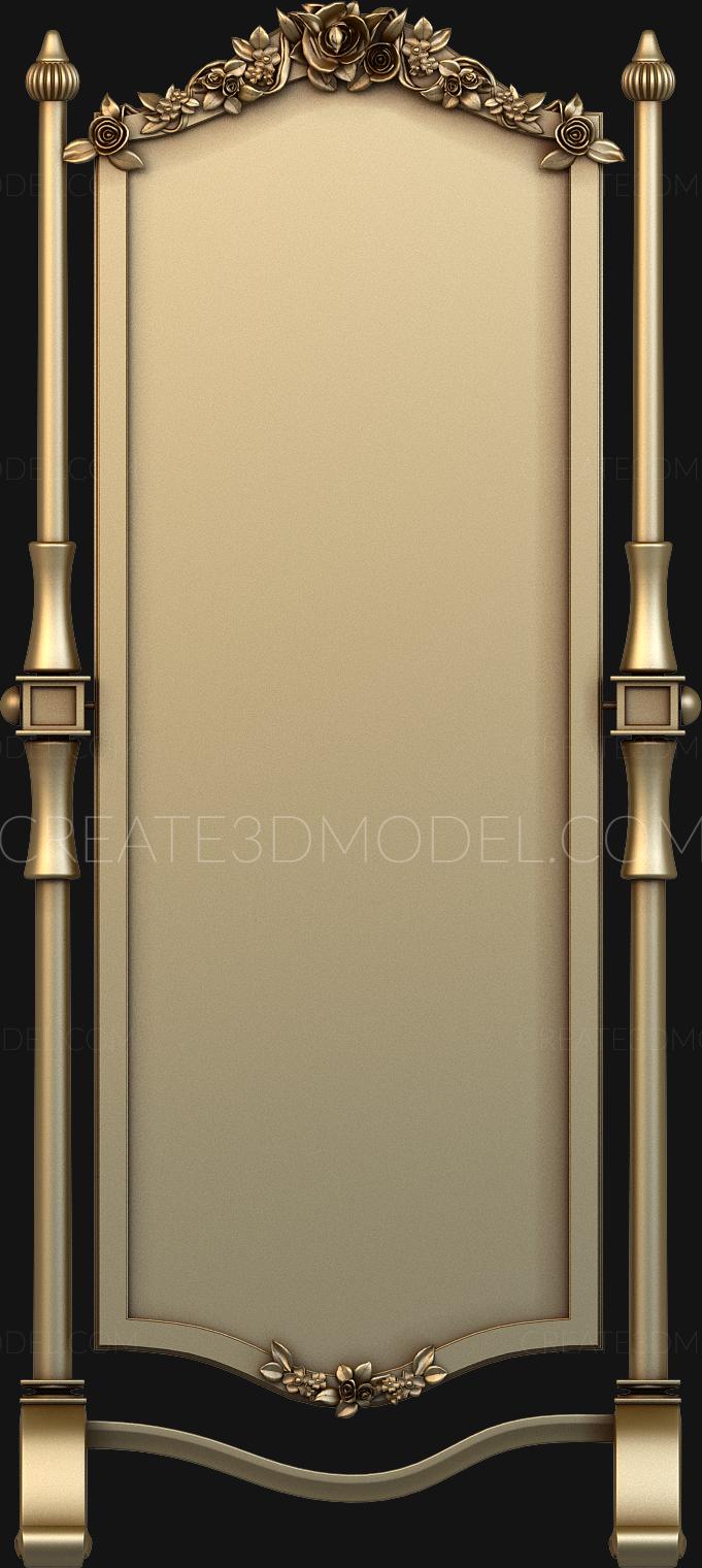 Floor frames (RN_0027) 3D model for CNC machine