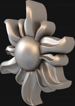 Rozette (RZ_0495) 3D model for CNC machine