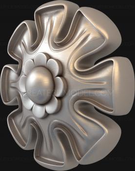 Rozette (RZ_0790) 3D model for CNC machine