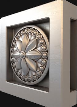 Rozette (RZ_0879) 3D model for CNC machine