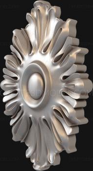 Rozette (RZ_0897) 3D model for CNC machine