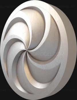 Rozette (RZ_0921) 3D model for CNC machine