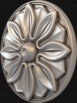 Rozette (RZ_0924) 3D model for CNC machine