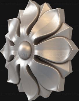 Rozette (RZ_0935) 3D model for CNC machine