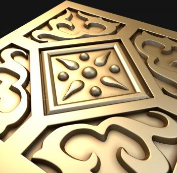 Rozette (RZ_0970) 3D model for CNC machine