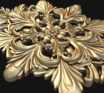 Rozette (RZ_1041) 3D model for CNC machine