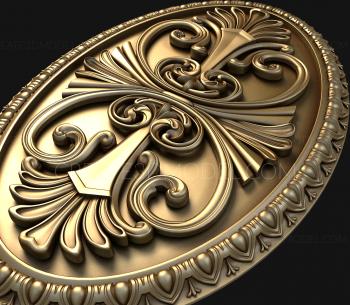 Rozette (RZ_1152) 3D model for CNC machine