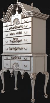 Cupboard (SHK_0053) 3D model for CNC machine