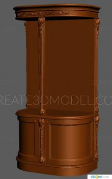 Cupboard (SHK_0088) 3D model for CNC machine