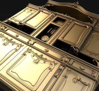 Cupboard (SHK_0091) 3D model for CNC machine