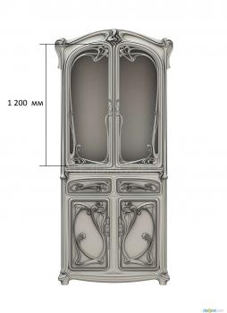 Cupboard (SHK_0103) 3D model for CNC machine