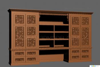 Cupboard (SHK_0128) 3D model for CNC machine