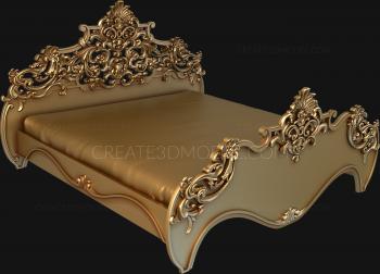 Headboard (SK_0020) 3D model for CNC machine