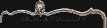 Headboard (SK_0241) 3D model for CNC machine