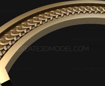 Headboard (SK_0268) 3D model for CNC machine