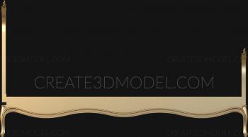 Headboard (SK_0388) 3D model for CNC machine