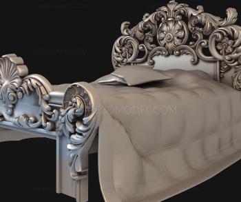 Headboard (SK_0396) 3D model for CNC machine