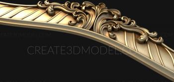 Headboard (SK_0416) 3D model for CNC machine