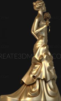 Statuette (STK_0042) 3D model for CNC machine