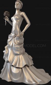 Statuette (STK_0042) 3D model for CNC machine