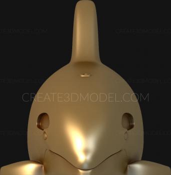 Statuette (STK_0195) 3D model for CNC machine