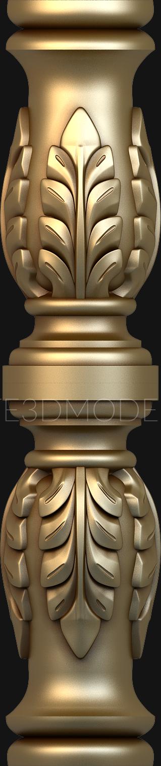 Pillar (ST_0014) 3D model for CNC machine