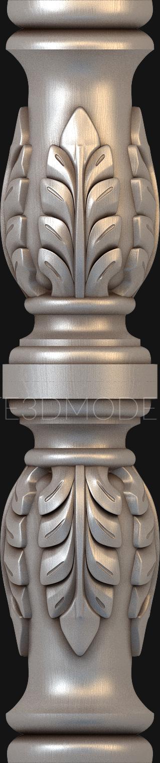 Pillar (ST_0014) 3D model for CNC machine