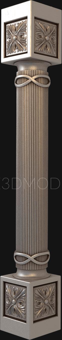 Pillar (ST_0047) 3D model for CNC machine