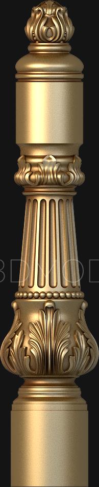 Pillar (ST_0122) 3D model for CNC machine