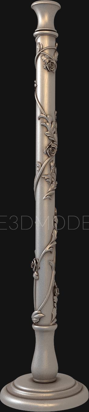 Pillar (ST_0170) 3D model for CNC machine