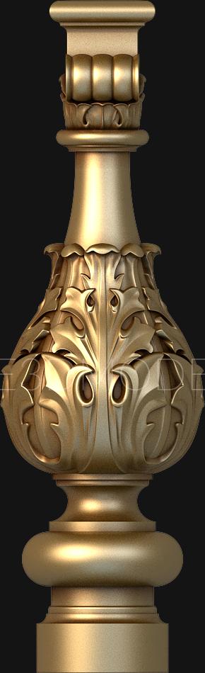 Pillar (ST_0195) 3D model for CNC machine