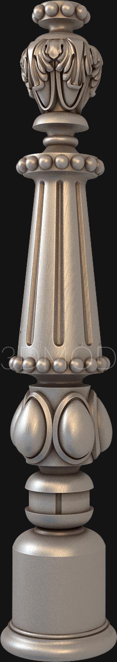 Pillar (ST_0196) 3D model for CNC machine