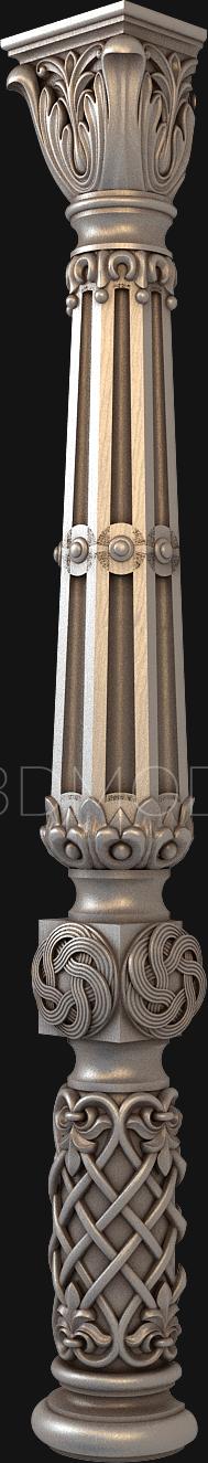 Pillar (ST_0198) 3D model for CNC machine