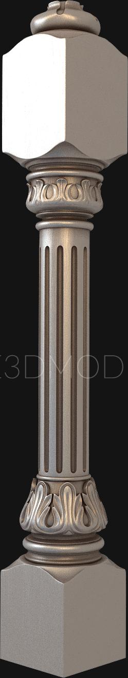 Pillar (ST_0200) 3D model for CNC machine