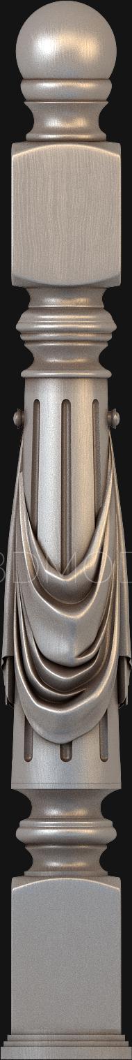 Pillar (ST_0207) 3D model for CNC machine