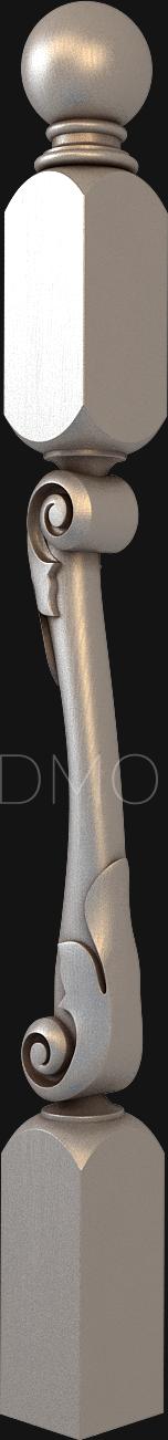 Pillar (ST_0210) 3D model for CNC machine