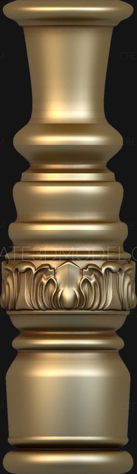 Pillar (ST_0222) 3D model for CNC machine
