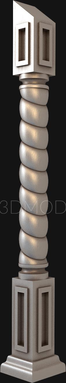 Pillar (ST_0223) 3D model for CNC machine