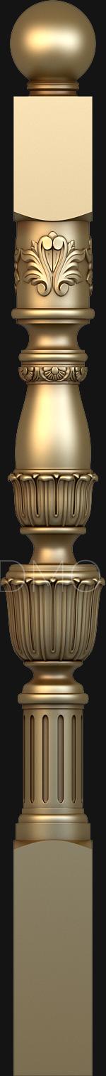 Pillar (ST_0249) 3D model for CNC machine