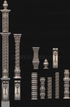 Pillar (ST_0259) 3D model for CNC machine