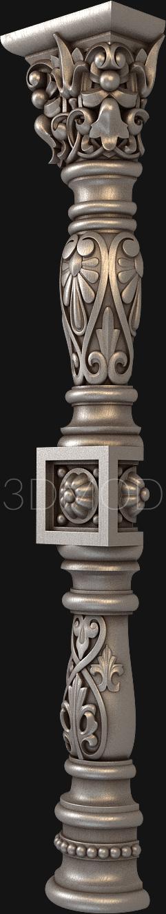 Pillar (ST_0301) 3D model for CNC machine