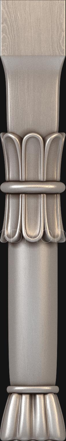 Pillar (ST_0302) 3D model for CNC machine